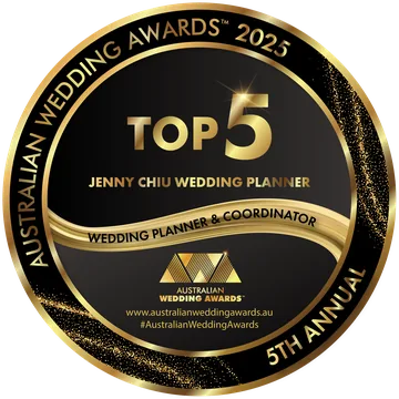 Australian Wedding Awards 2025 - Top 5, Wedding Planner & Coordinator