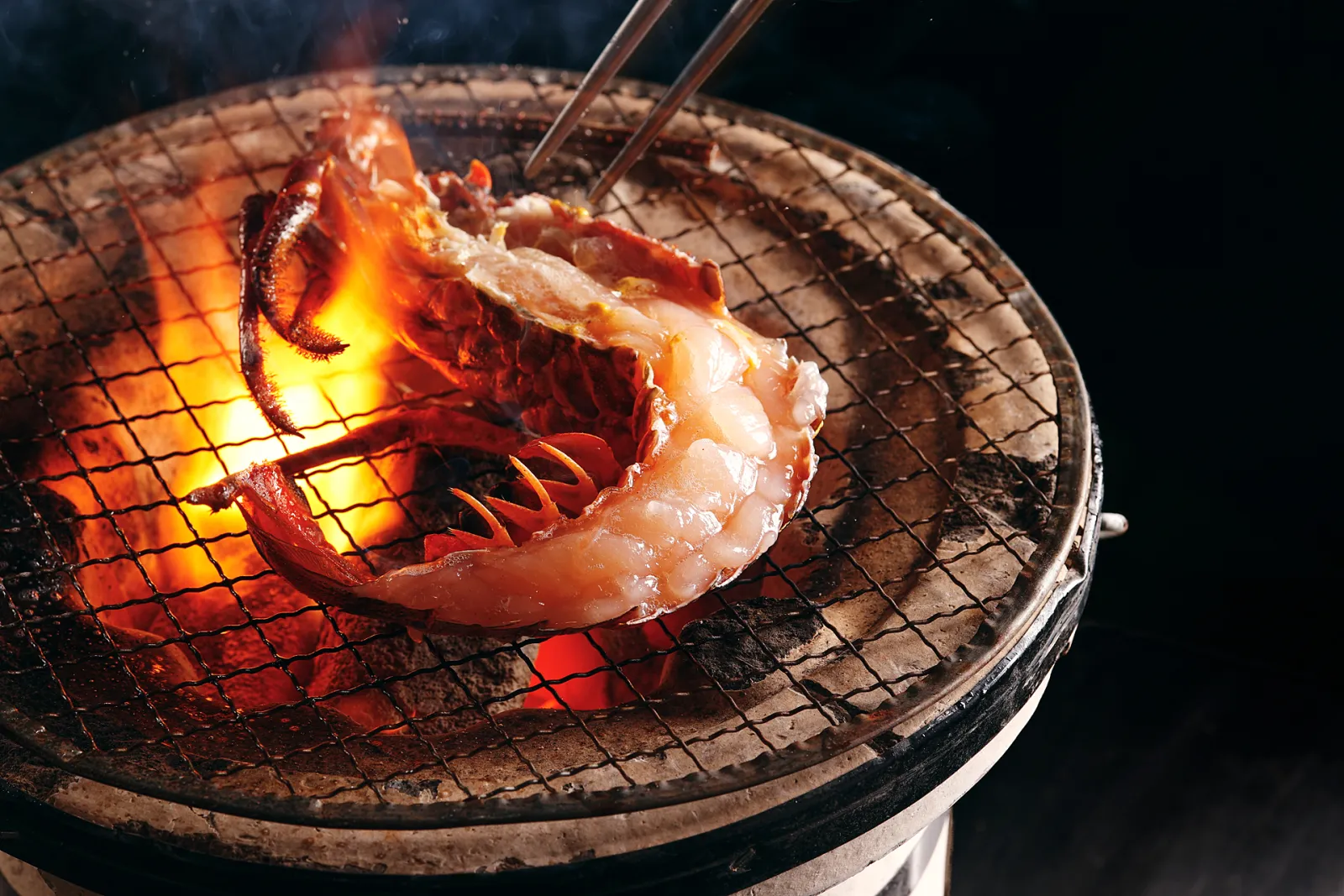 Okibiyaki: seasonal produce over wood and charcoal embers